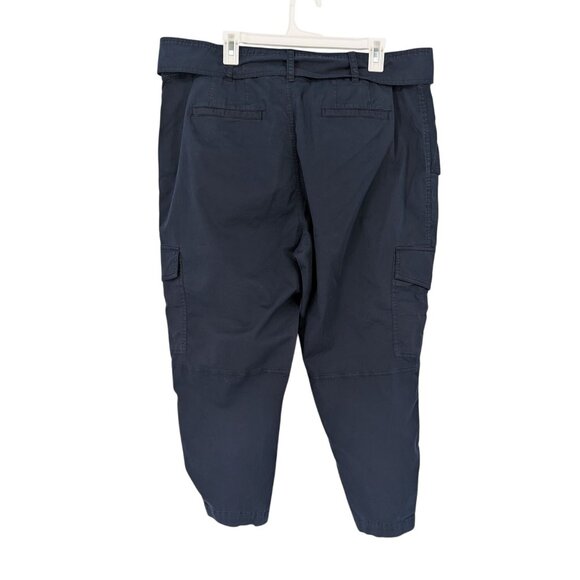 Lauren Ralph Lauren Cargo Pants Women Size 16W Belted Tie Utility Gorpcore Y2K - Picture 2 of 12